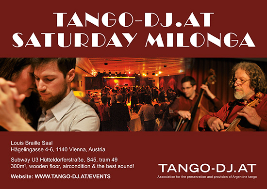TANGO-DJ.AT SATURDAY MILONGA VIENNA