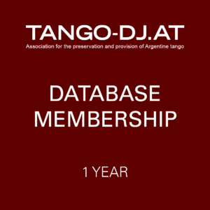 TANGO-DJ.AT Database Membership – 1 Year